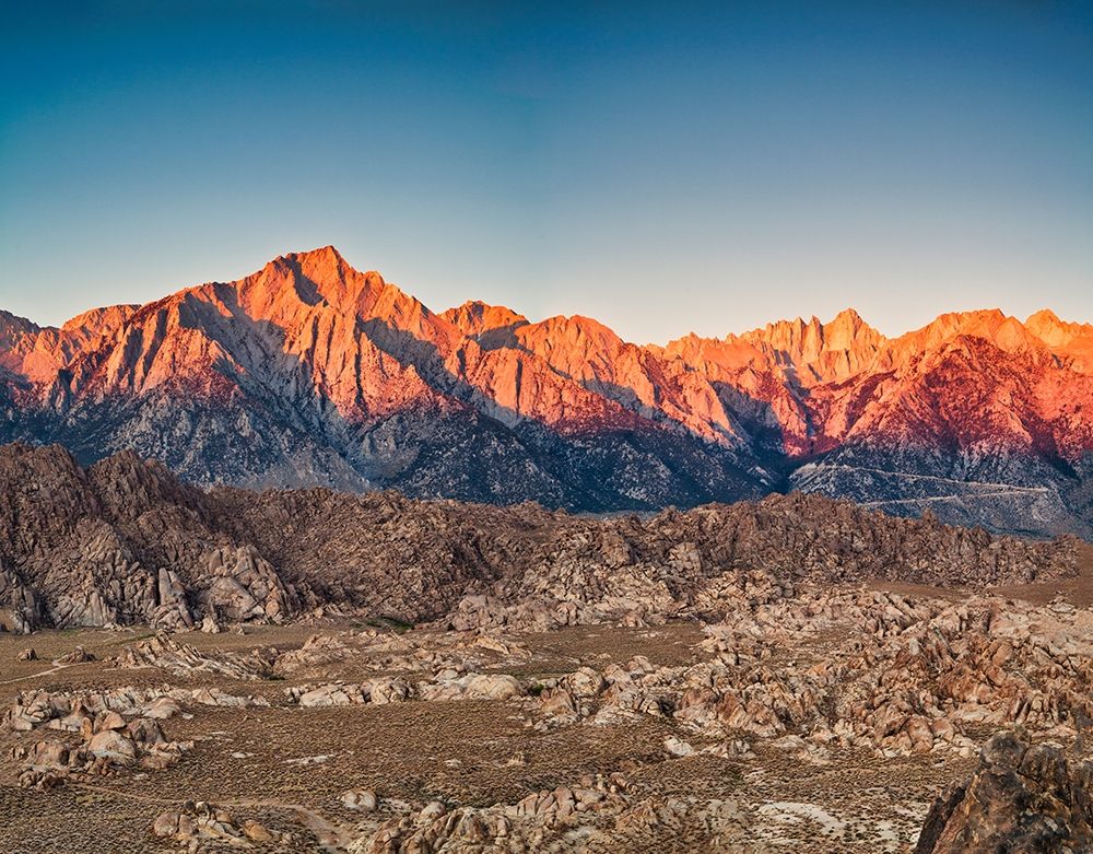 Sunrise Alabama Hill-California